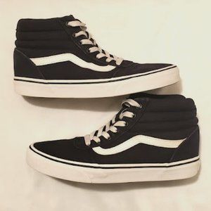 Vans Sk8-Hi Black Canvas HIGH-TOP SNEAKER - WOMEN'S size 9